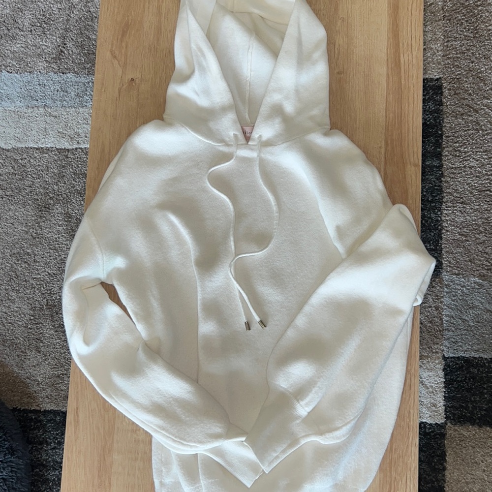 Super soft white sweater hoodie